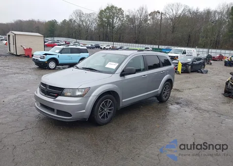 2018 Dodge Journey Se из США, поврежденный, VIN 3C4PDCAB8JT518110